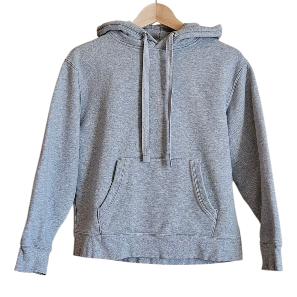 Athleta 24/7 Hoodie Sweatshirt Cotton Gray Women's Size Small